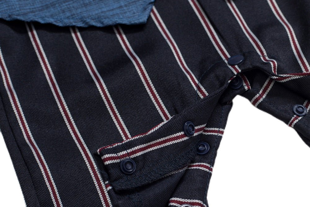 Infant Boy Baby Gentleman Outing Clothes One-Piece Suit Romper - Muhaab