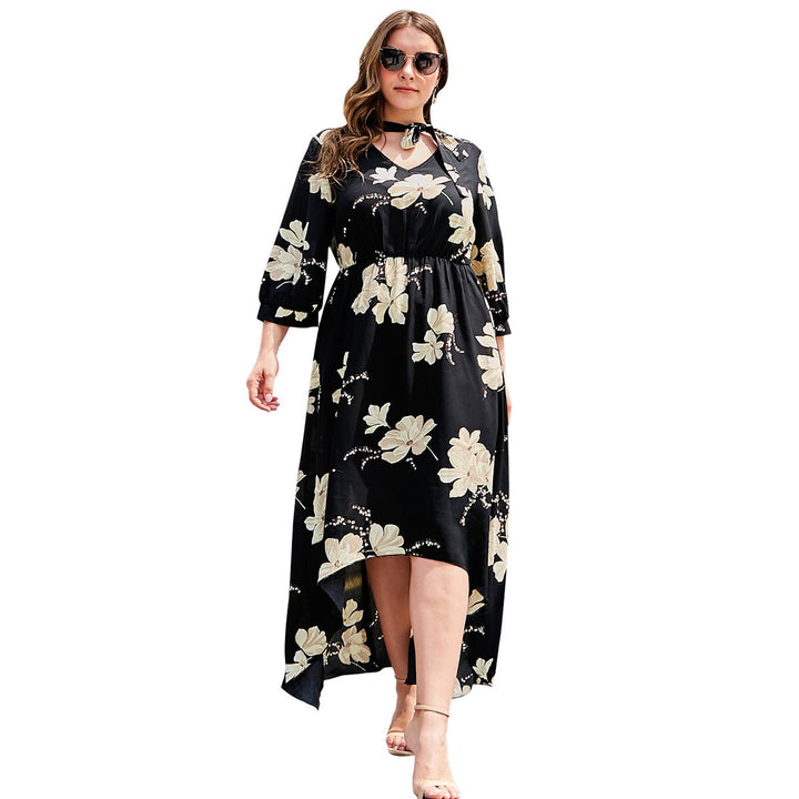 Irregular plus size dress - Muhaab