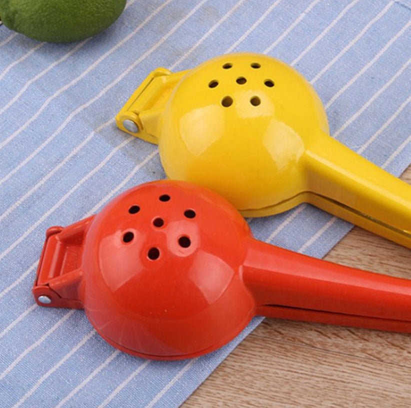 Kitchen Gadgets Colored Handle Manual Lemon Press Plastic Fruit Juicer - Muhaab