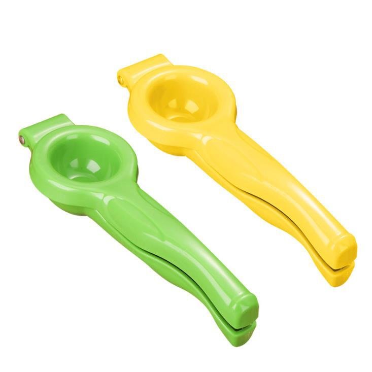 Kitchen Gadgets Colored Handle Manual Lemon Press Plastic Fruit Juicer - Muhaab