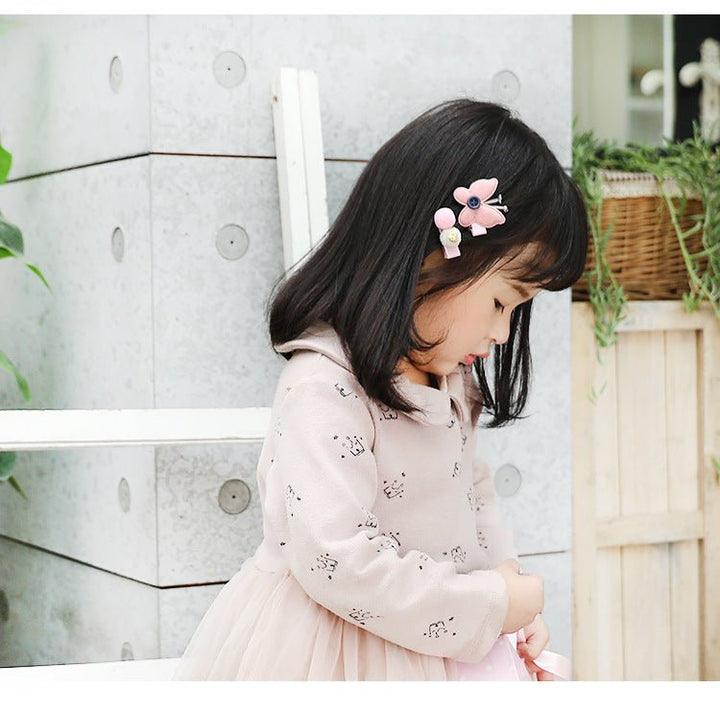 Korean Girl With Bangs Clip Baby Hairpin Does Not Hurt The Hair Princess Hair Accessories - Muhaab