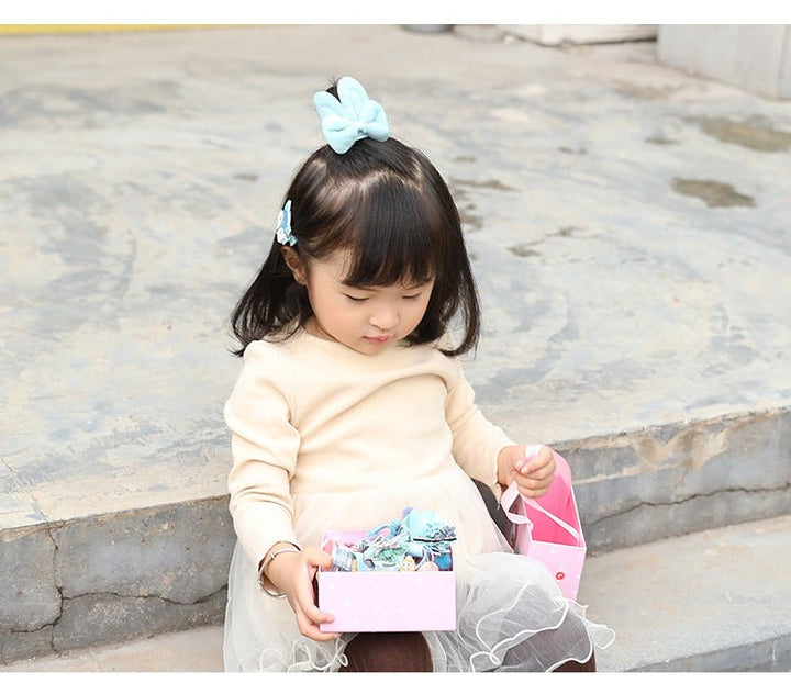 Korean Girl With Bangs Clip Baby Hairpin Does Not Hurt The Hair Princess Hair Accessories - Muhaab