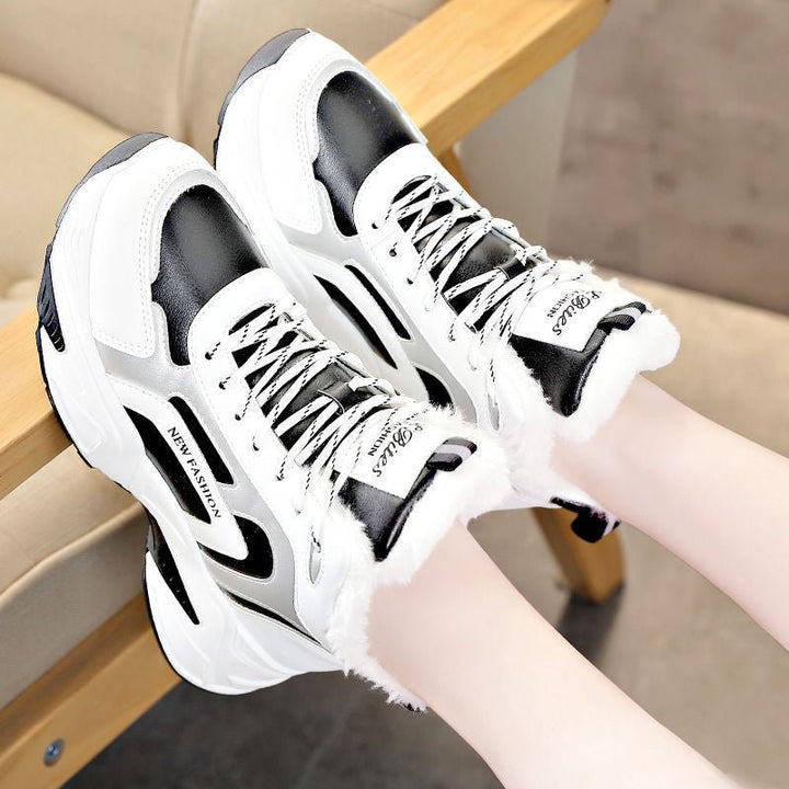 Korean Style All-match Sports Shoes Women Cotton Shoes - Muhaab