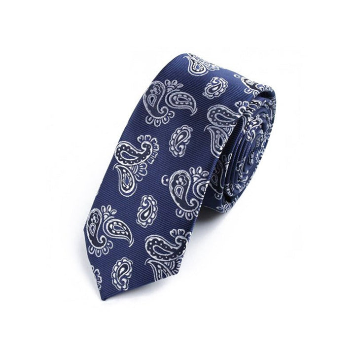 Korean Style Men's Tie Business Stylish Spot Goods Tie Cashew Flower Tie - Muhaab