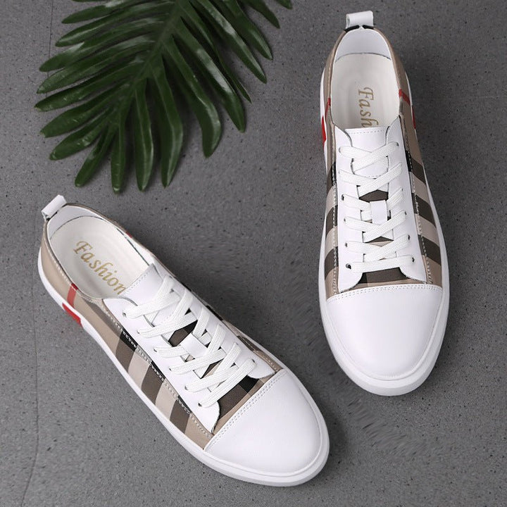 Korean Style Sneakers Breathable White Sneakers - Muhaab