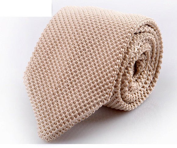 Korean Version Of British Retro Fashion Wool Hand-made Tide Sharp-pointed Necktie - Muhaab