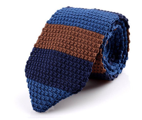 Korean Version Of British Retro Fashion Wool Hand-made Tide Sharp-pointed Necktie - Muhaab