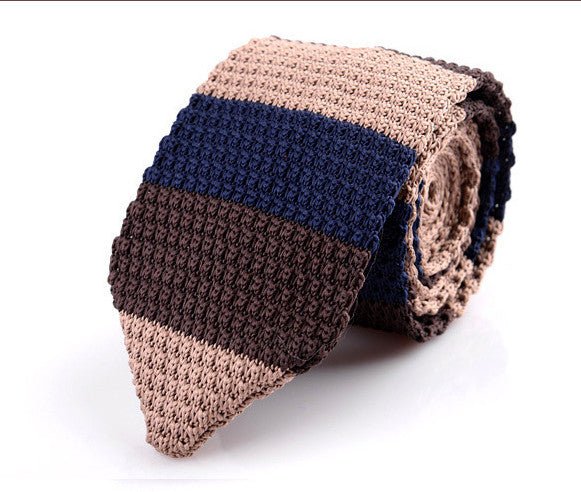 Korean Version Of British Retro Fashion Wool Hand-made Tide Sharp-pointed Necktie - Muhaab