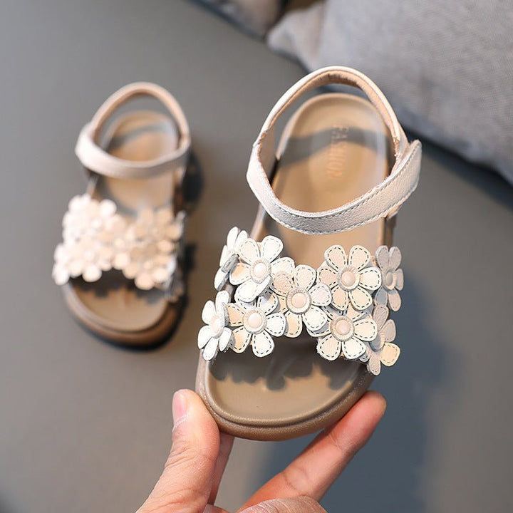 Korean Version Of The Big Kids Flower Soft-soled Beach Shoes - Muhaab