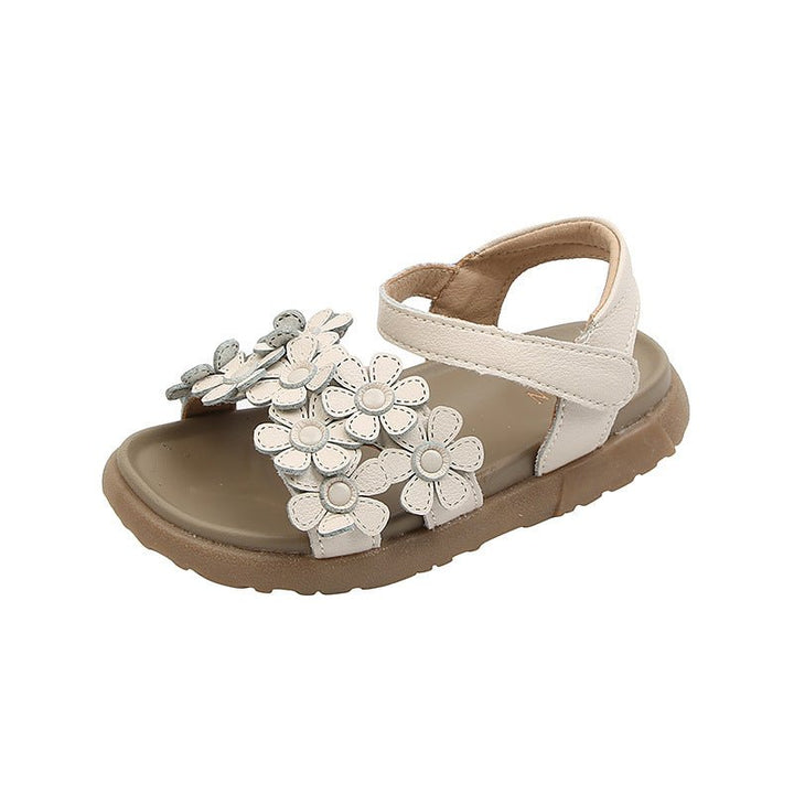 Korean Version Of The Big Kids Flower Soft-soled Beach Shoes - Muhaab