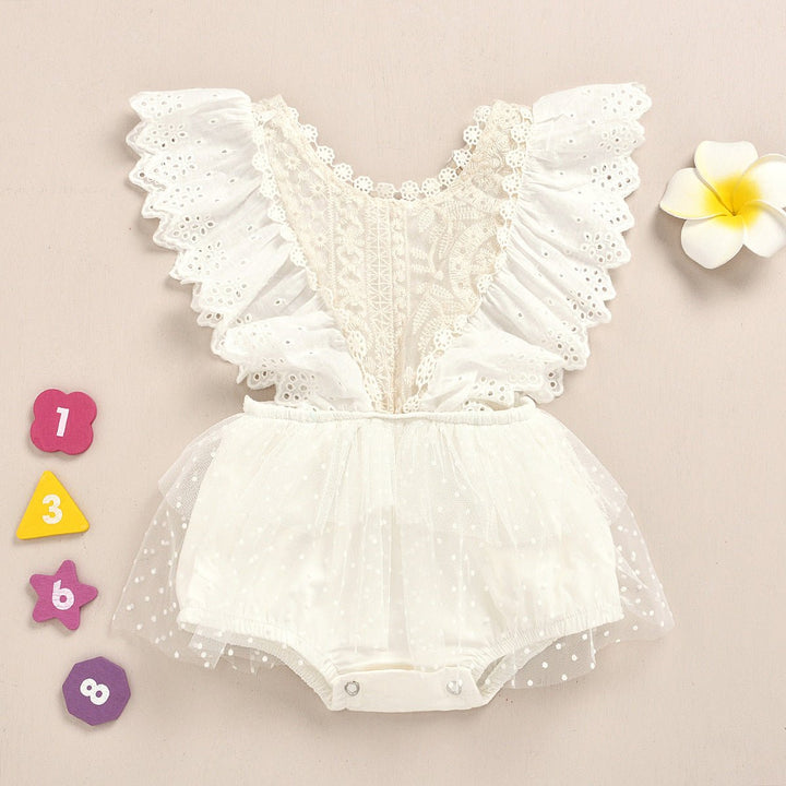 Lace baby jumpsuit - Muhaab