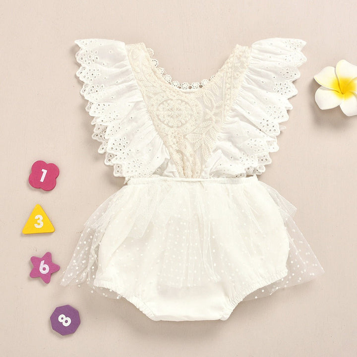 Lace baby jumpsuit - Muhaab