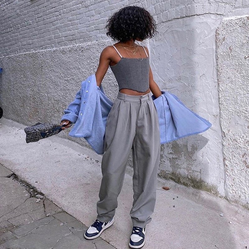 Lace Up Corset Crop Tops Women Plush Sleeveless Backless Sexy Clubwear Cropped Top Fashion Streetwear Camisole - Muhaab