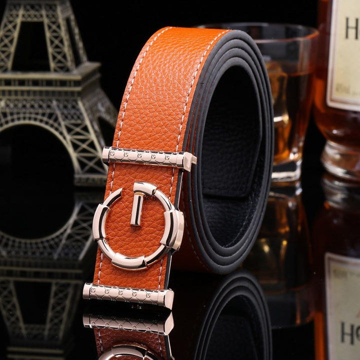 Ladies luxury belts cummerbunds for women G buckle Belt Genuine Leather belt Fashion genuine leather men belts buckle - Muhaab