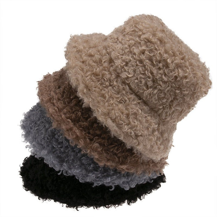 Lamb Wool Fisherman Hat Men Sunhat - Muhaab