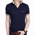 Lapel short sleeve T-shirt men - Muhaab