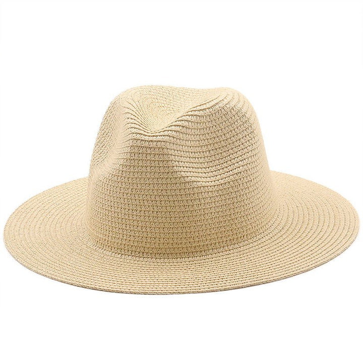 Large-Brimmed Straw Hat Men'S And Women'S Beach Jazz Hats - Muhaab