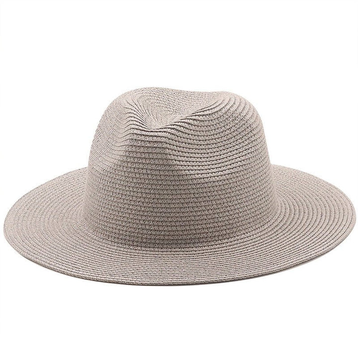 Large-Brimmed Straw Hat Men'S And Women'S Beach Jazz Hats - Muhaab