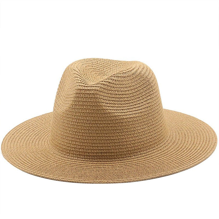 Large-Brimmed Straw Hat Men'S And Women'S Beach Jazz Hats - Muhaab