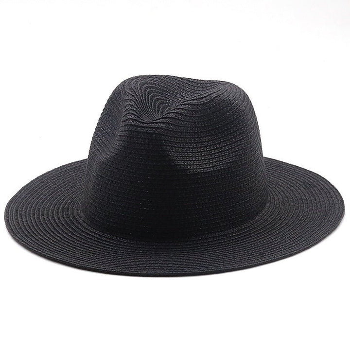 Large-Brimmed Straw Hat Men'S And Women'S Beach Jazz Hats - Muhaab