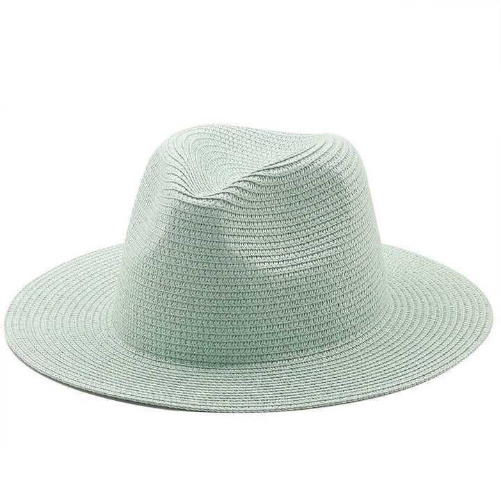 Large-Brimmed Straw Hat Men'S And Women'S Beach Jazz Hats - Muhaab