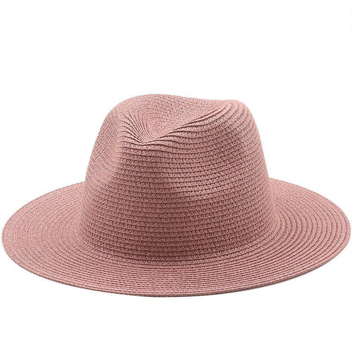 Large-Brimmed Straw Hat Men'S And Women'S Beach Jazz Hats - Muhaab