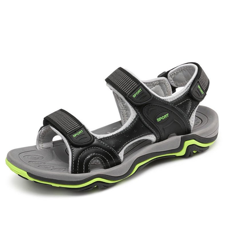 Large Size Sandals Men's Trendy Leather Vietnamese Sandals - Muhaab