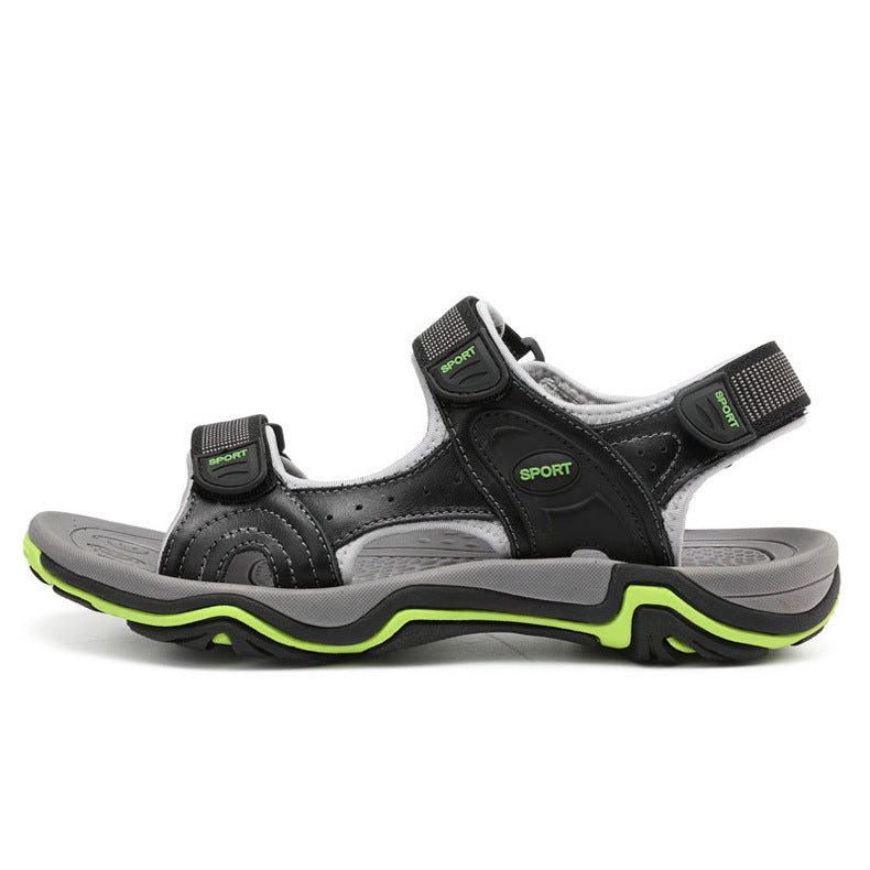 Large Size Sandals Men's Trendy Leather Vietnamese Sandals - Muhaab