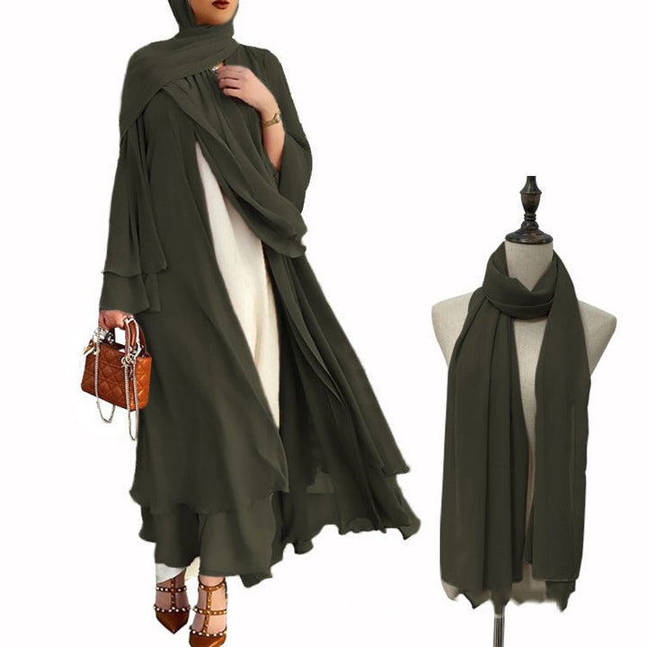 Latest Muslim Abaya Fashion Soft And Elegant Large - Muhaab