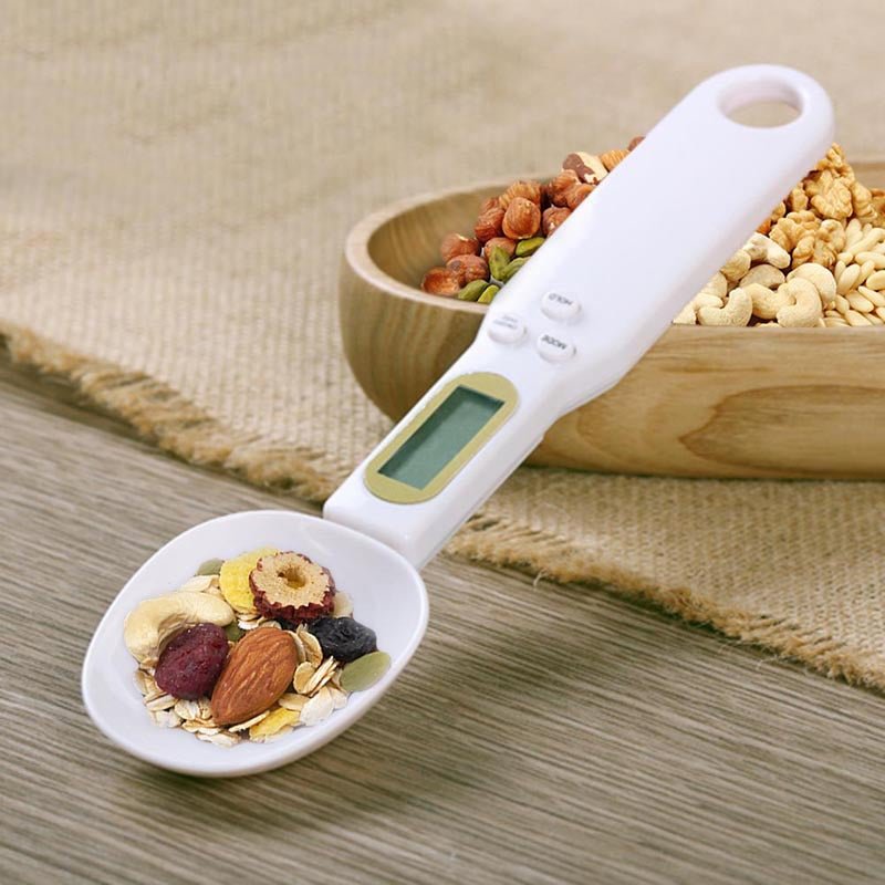LCD Digital Kitchen Scale Electronic Cooking Food Weight Measuring Spoon Grams Coffee Tea Sugar Spoon Scale Kitchen Tools - Muhaab