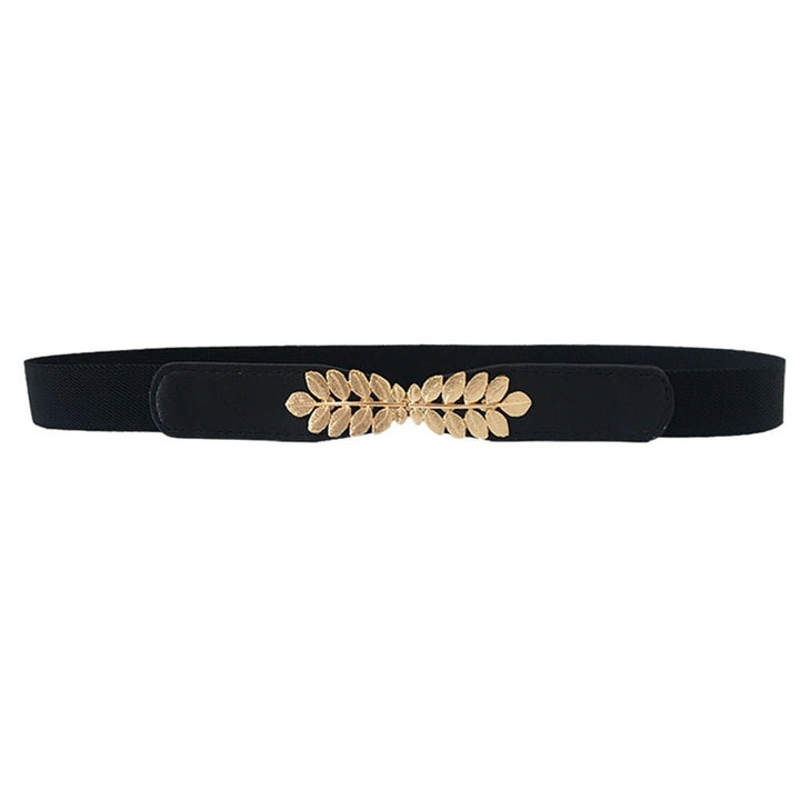 Leaf elastic elastic fashion all match belt - Muhaab