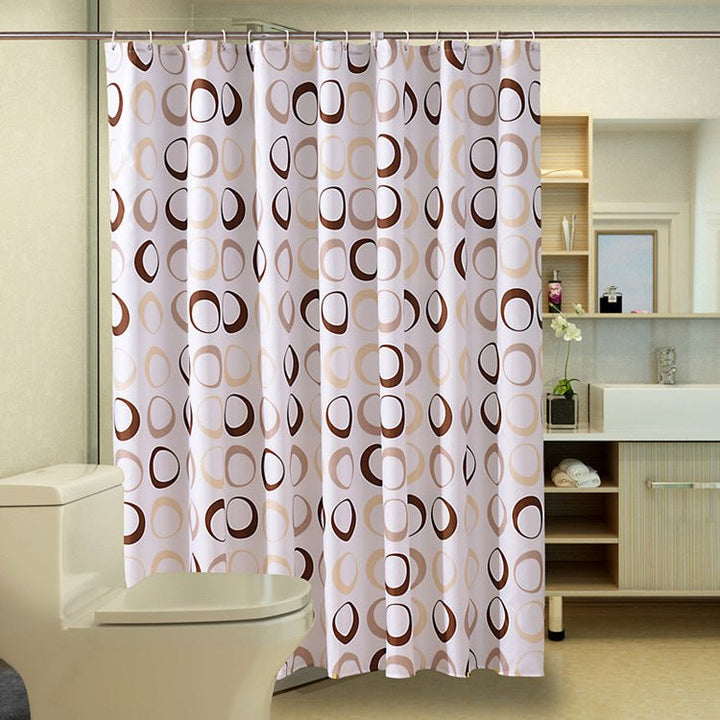 Li jayee pet bathroom shower curtain European bathroom shower curtain waterproof curtain thickened mildew - Muhaab