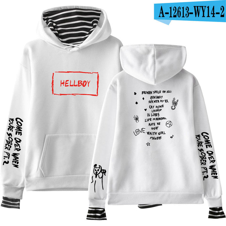 Lil Peep Hoodie Hellboy Men Women Hooded Pullover - Muhaab