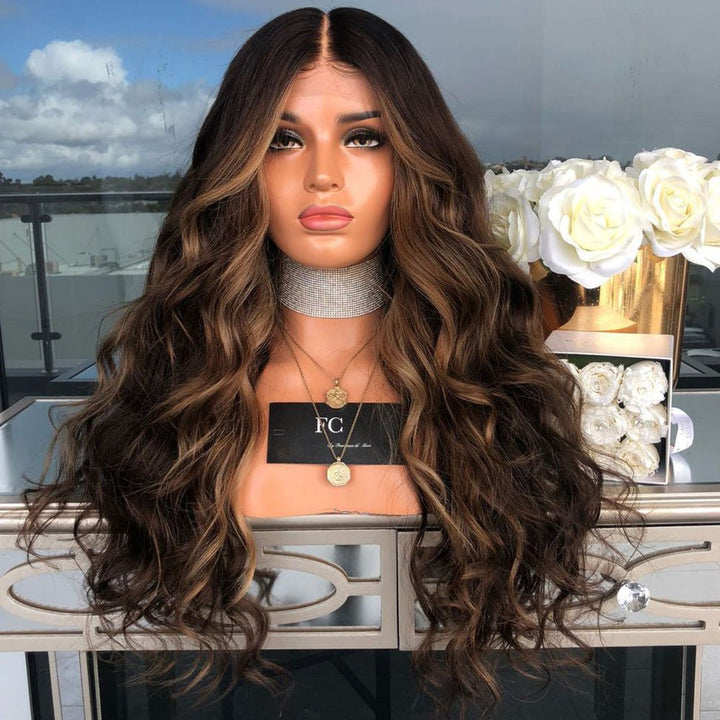 Long brown wig - Muhaab