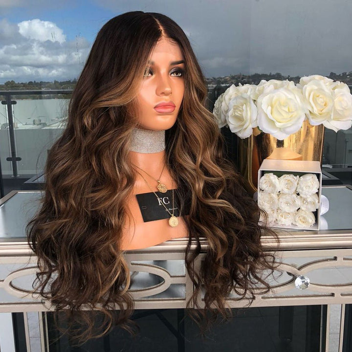 Long brown wig - Muhaab