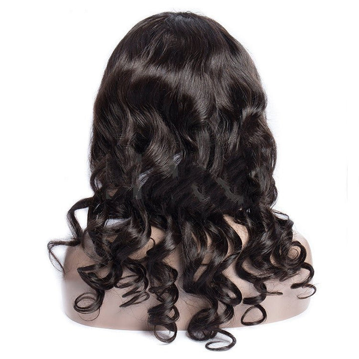 Loose Wave Human Hair Lace Front Wig Full Lace Wig - Muhaab