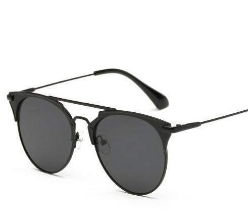Luxury Vintage Round Sunglasses Women Brand Designer - Muhaab