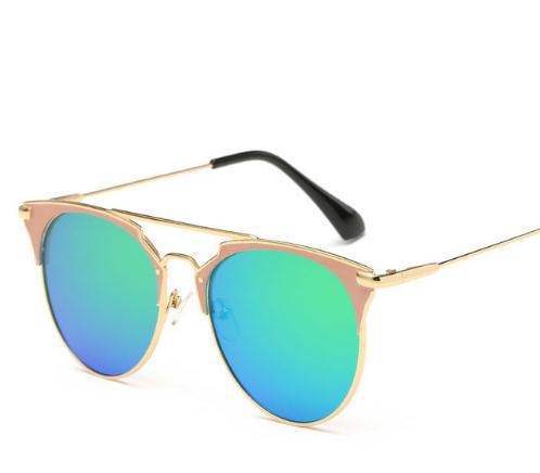 Luxury Vintage Round Sunglasses Women Brand Designer - Muhaab