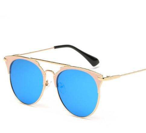 Luxury Vintage Round Sunglasses Women Brand Designer - Muhaab