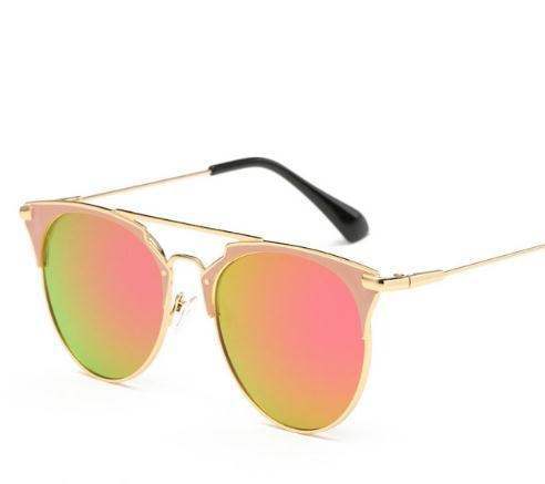 Luxury Vintage Round Sunglasses Women Brand Designer - Muhaab