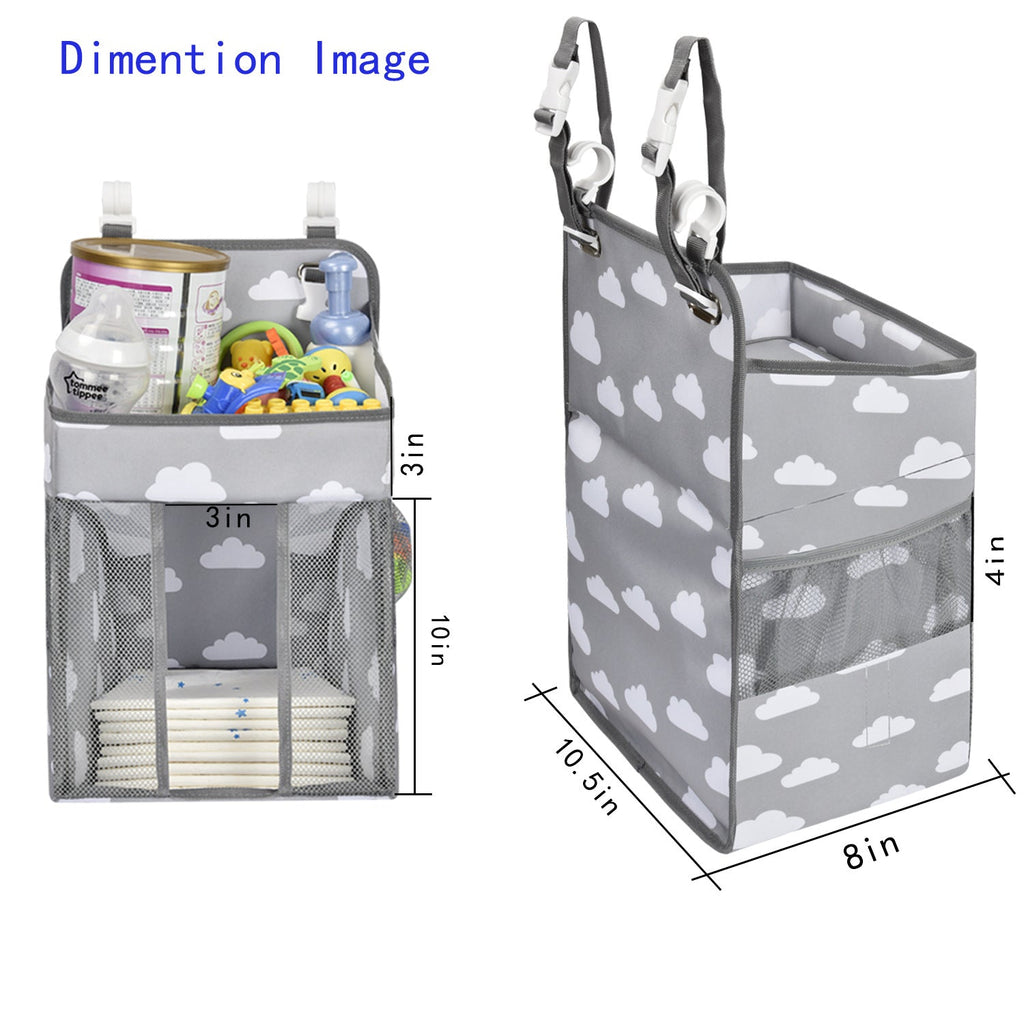 Manufacturers Spot Baby Hanging Bag Diaper Bedside Storage Hanging Bag Clothes Finishing Storage Bag Oxford Cloth Storage Hanging Bag - Muhaab