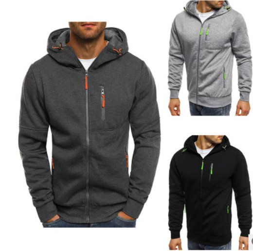 Men Hoodie Cotton Jacket - Muhaab