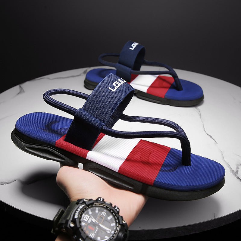 Men Sandals Outdoor Sport Flip Flops Comfort Casual Thong Beach Shoes - Muhaab