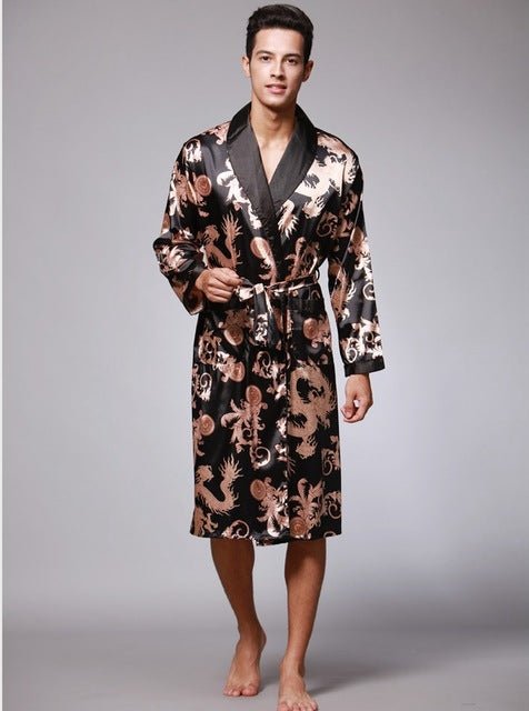 men silk robe - Muhaab