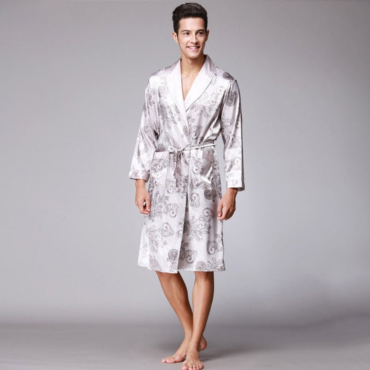 men silk robe - Muhaab