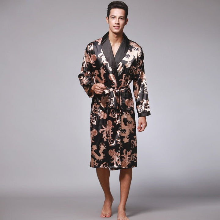 men silk robe - Muhaab