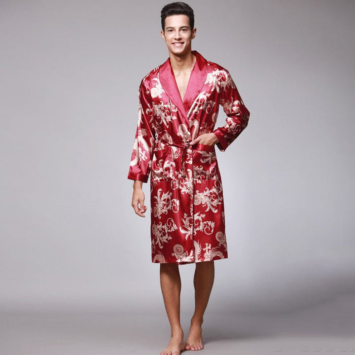 men silk robe - Muhaab