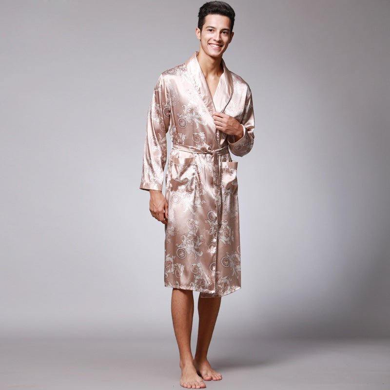men silk robe - Muhaab
