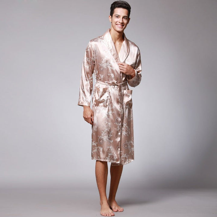 men silk robe - Muhaab