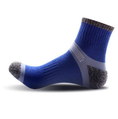 Men Socks Conventional Sports Socks Breathable Sweat Absorbing Deodorant Cotton Outdoor Men Basketball Sports Socks Outdoor - Muhaab